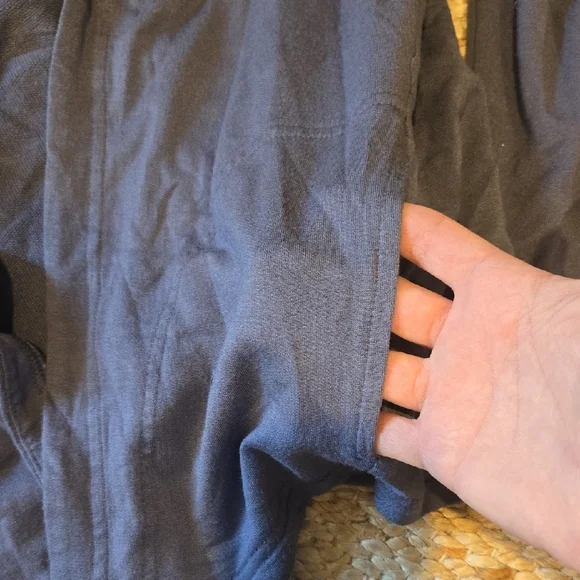 Athleta Girl Blueish Purple Hooded Sweater, Soft, Sz 12, Pockets, Casual Chic - Picture 4 of 10